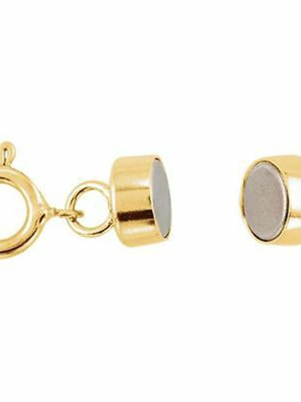 Solid 14K Yellow Gold + Sterling Silver Magnetic Clasp Converter Set (2 Clasps)
